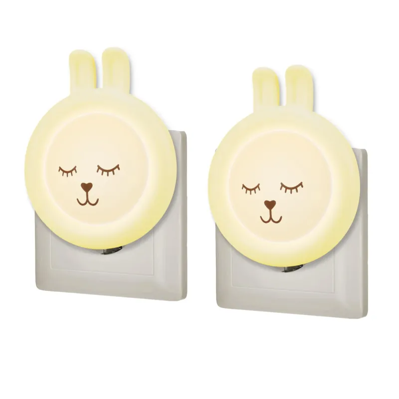 Baby Night Light , Socket light with Twilight sensor, 2pcs